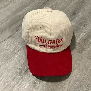 Tailgates & Touchdowns corduroy baseball cap